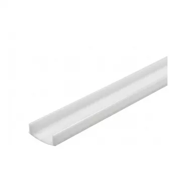 Synergy 21 LED U-Profile Diffuser Cover Opal for ALU068-R, ALU069-R, ALU070-R, 2000mm, Plastic, Snap-on