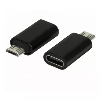 Synergy21 ALLTRAVEL USB-C Isane Micro-USB Emasest Adapterkaabel - Must