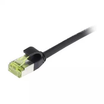 SYNERGY21 CAT6A S/FTP õhuke patch-kaabel, 2m, must, 500MHz, LSZH, AWG28
