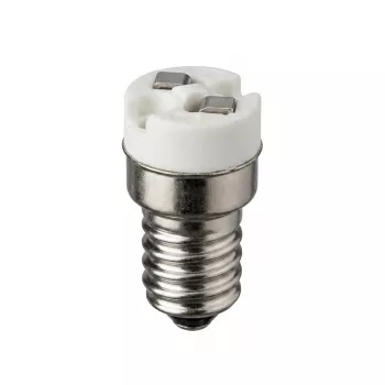 SYNERGY21 LED-adapter E14–GX5.3 LED-pirnidele, valge