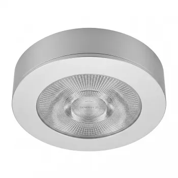 SYNERGY21 LED lae süvistatav kohtvalgusti Helios hõbedane ümmargune pinnakinnitusraamiga (S21-LED-ME009)