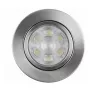 SYNERGY21 LED süvistatav laevalgusti Helios Silver - ümmargune + pööratav - soe valge