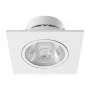 SYNERGY21 LED süvistatav laevalgusti Helios Valge - Ruudukujuline + Pööratav - Soe valge
