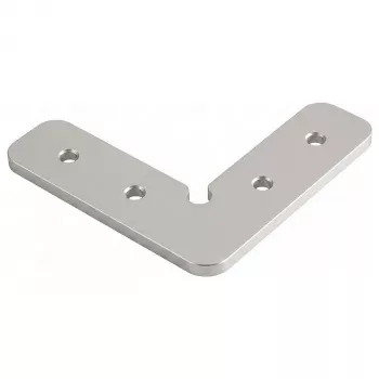 SYNERGY21 S21-LED-PR240099 90° nurkühendus LED U-profiilidele ALU143/ALU144/ALU145/ALU146, anodeeritud alumiinium, hõbedane