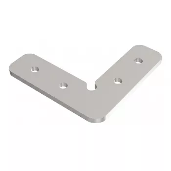 SYNERGY21 S21-LED-PR240100 90° nurkühendus LED U-profiilidele ALU143/ALU144/ALU146, pindpaigaldus, must