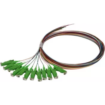 SYNERGY21 S215560 Kiudoptiline ühenduskaablite komplekt 2 m OS2 E-2000 (LSH) mitmevärviline 12-pakk