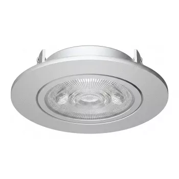 SYNERGY21 Synergy 21 LED süvistatav laevalgusti Helios hõbedane - ümmargune + pööratav - neutraalvalge