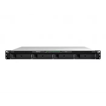 Synology RS826+ 1U Rackmount 4-kohaline NAS, AMD Ryzen V1500B, 4GB DDR4 ECC, 4x 1GbE, ilma ketasteta