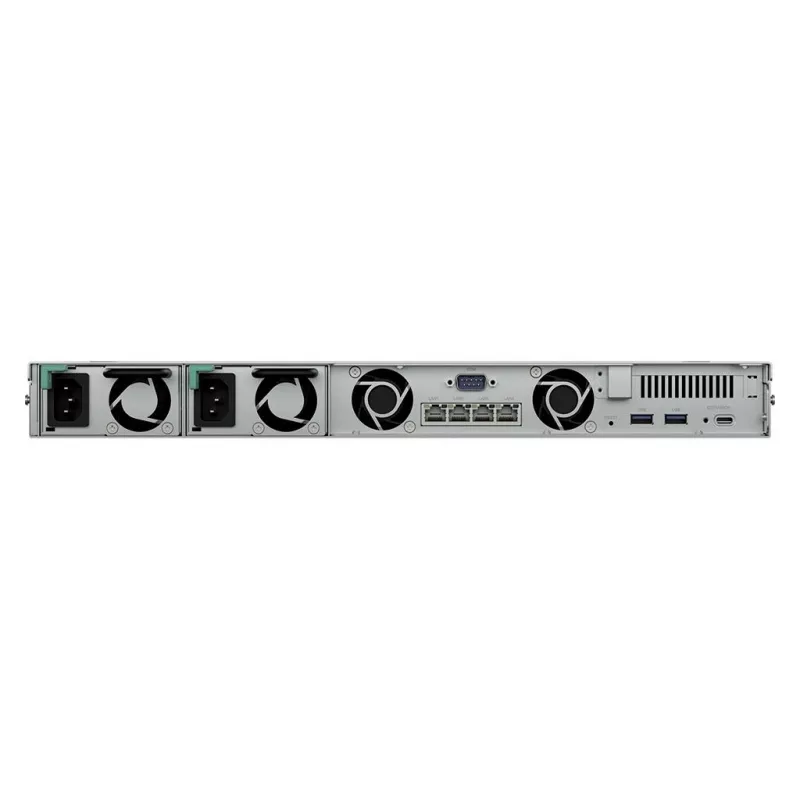 Synology RackStation RS826RP+ 1U räki-NAS 4 kettasahtliga, AMD Ryzen V1500B, 4GB DDR4 ECC, 4x 1GbE, dubleeritud toiteplokk