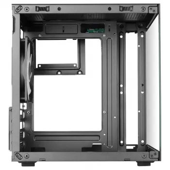 TACENS MARS MC-CUBE Micro-ATX korpus, must, karastatud klaas, ARGB, USB-C