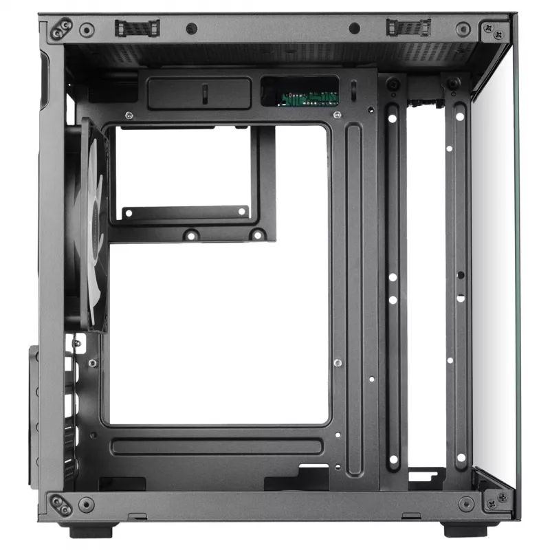 TACENS MARS MC-CUBE Micro-ATX korpus, must, karastatud klaas, ARGB, USB-C
