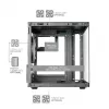 TACENS MARS MC-CUBE Micro-ATX korpus, must, karastatud klaas, ARGB, USB-C