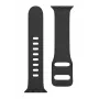Taktikaline Apple Watch 38/40/41mm silikoonrihm pandlaga must