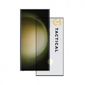 Tactical Glass Shield 5D Samsung Galaxy S23 Ultra musta raamiga