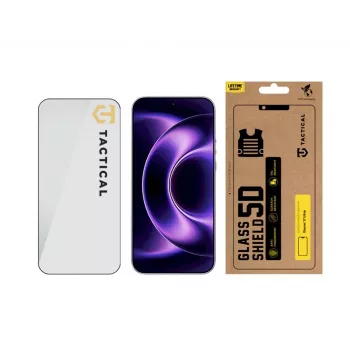 Tactical Glass Shield 5D ekraanikaitse Xiaomi 17 Ultra jaoks - must