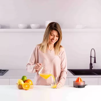 Taurus CITRUS COMPACT Elektriline tsitrusemahlapress 30 W Must, Oranž, Läbipaistev