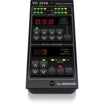 TC Electronic TC1210-DT digitaalne koorus/flanger lauakontroller koos pluginaga