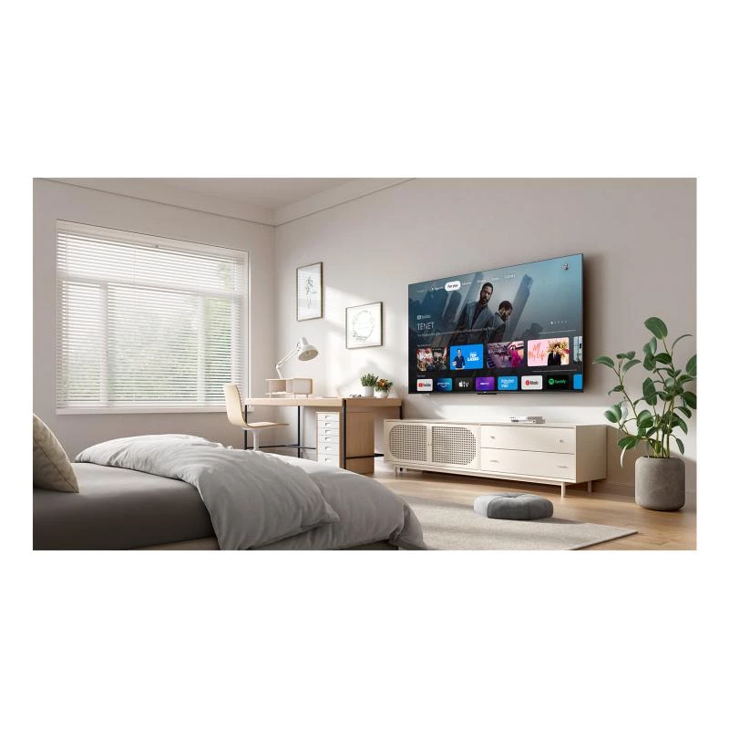 TCL 50P6K 50-tolline (127 cm) 4K Ultra HD LED Smart TV Google TV, HDMI, VESA 200x200, LAN ja Wi-Fi-ga