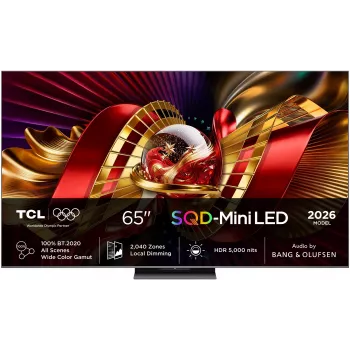 TCL 65C8L 65-tolline 4K Ultra HD Mini LED QLED Smart TV Google TV, Dolby Vision IQ, 144Hz VRR, Onkyo 2.1 heliga