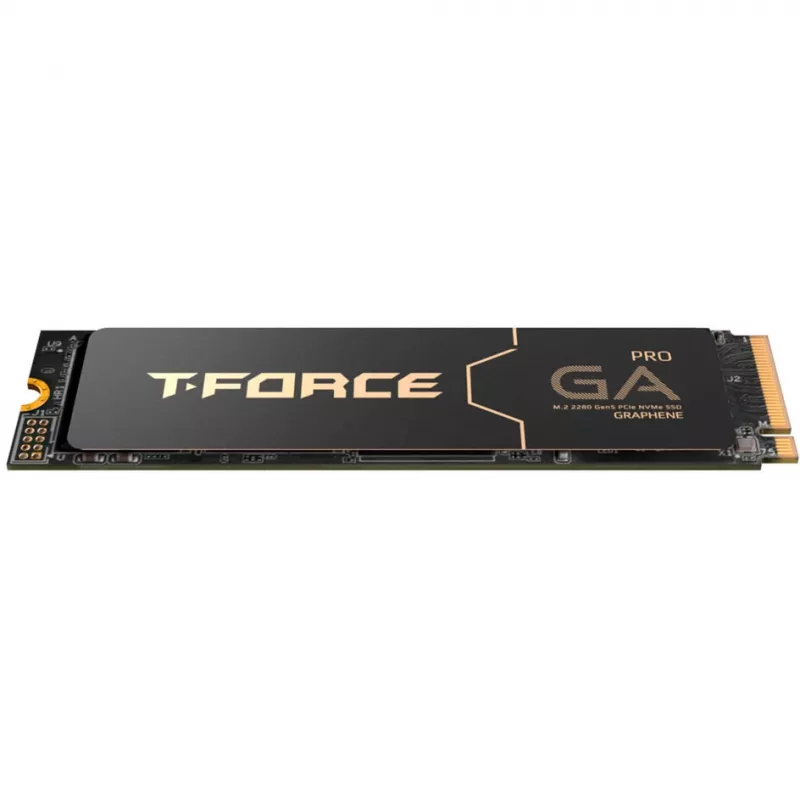 TEAM GROUP T-Force GA PRO 1 TB (Must, PCIe 5.0 x4 | M.2 2280 | Grafeenjahutusradiaator)