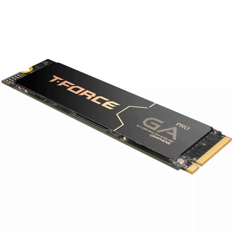 TEAM GROUP T-Force GA PRO 1 TB (Must, PCIe 5.0 x4 | M.2 2280 | Grafeenjahutusradiaator)