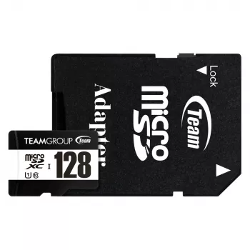 Team Group Team 128GB microSDXC UHS-I U3 V30 A1 mälukaart SD-adapteriga