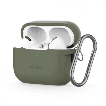 Tech-Protect Apple AirPods Pro 1 / 2 Silikoonkonksuga ümbris Roheline