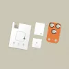 Tech-Protect CamFull Fit kaamera objektiivi kaitseklaas Apple iPhone 17 Pro jaoks, kosmiline oranž