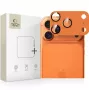 Tech-Protect Apple iPhone 15 Pro / 15 Pro Max kaamera objektiivi kaitse CamFull Fit Cosmic Orange