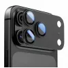 Tech-Protect CamFull Fit Kaamera objektiivi kaitse Apple iPhone 15 Pro Max jaoks - Must