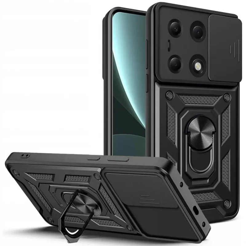 Tech-Protect CamShield Pro Case for Xiaomi Redmi Note 13 Pro 4G / LTE / Poco M6 Pro 4G / LTE - Must