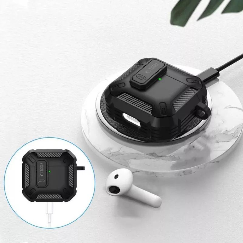 Tech-Protect Carbonox Case for AirPods 4 - Must