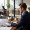 Tech-Protect FlexAir kate Lenovo Idea Tab / K11 Gen. 2 11.0 TB-336 jaoks - läbipaistev