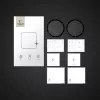Tech-Protect Glass Flex+ hübriidklaasist ekraanikaitse Garmin Venu 3 jaoks (2-pakk, must raam)