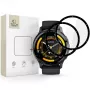 Tech-Protect Glass Flex+ hübriidklaasist ekraanikaitse Garmin Venu 3 jaoks (2-pakk, must raam)