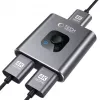 Tech-Protect HB07 USB-C Hub Adapter 2-in-1 HDMI 4K 60Hz - Gray
