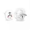 Tech-Protect Universal WL-09 Universaalne reisiadapter EU pistikuga, valge