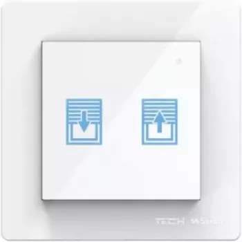 Tech Sterowniki FZ-02M Wired Roller Shutter Switch (White, 230V AC, 3A, Flush-Mounted)