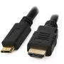 Techly HDMI-kaabel - HDMI isane Mini HDMI isane 0,5 m must