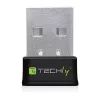 Techly I-WL-USB-600TY Mini WiFi USB-adapter Dual Band MU-MIMO 2dBi 600Mbps Must