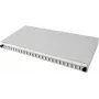 TECLINE 24-porti LC Duplex Multimode Fiiberoptiline Rack Splice Box, Libisev Saan, Helehall RAL 7035, 19 tolli 1U, Ühendusdetailid Kaasas 90768