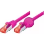 Tecline 5m Cat6 S/FTP patchkaabel, RJ-45 isane-isanе, magenta 71505P