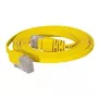 TECLINE Cat.6 U/UTP lame kollane patch-kaabel 7,5m – ülilame vaiba ja põrandaliistu alla 77807y