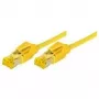 TECLINE Cat 6a S/FTP patch-kaabel, PiMF, kollane, 1,5 m, 10 Gbps, LSZH, Hirose TM31 722015Y