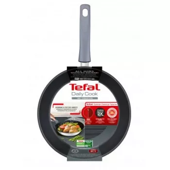 Tefal Daily Cook G7314055 26 cm Grillpann titaanist mittekleepuva katte ja Thermo-Signal kuumutusindikaatoriga