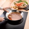 Tefal Duetto On 28 cm praepann roostevaba teras titaanist mittenakkuva kattega, termo-signaaliga, induktsiooniga ühilduv