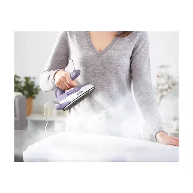 Tefal First Class DB1612E0 Reisitrikkel - 1100 W, roostevabast terasest tald, kahepingeline, 70 ml paak, valge/sinine
