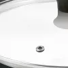 Tefal klaasist kaas Ø30cm – karastatud klaasist kööginõude kaas aurutusavaga, roostevabast terasest servaga, nõudepesumasinas pestav