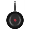 Tefal Simplicity 28 cm wok-pann B5821902 – alumiiniumist mittenakkuva kattega Thermo-Spot, gaas/elekter/keraamiline/halogeen