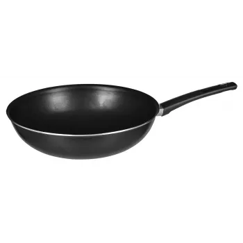 Tefal Simplicity 28 cm wok-pann B5821902 – alumiiniumist mittenakkuva kattega Thermo-Spot, gaas/elekter/keraamiline/halogeen